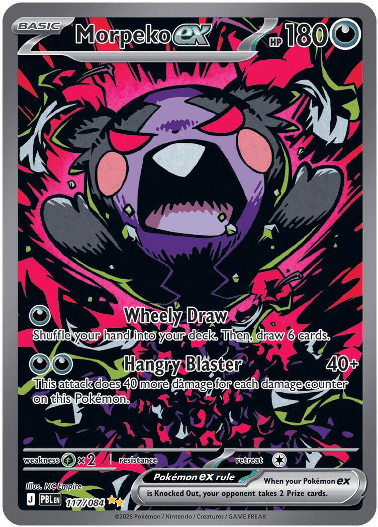 Morpeko EX Special Illustration - Pitch Black