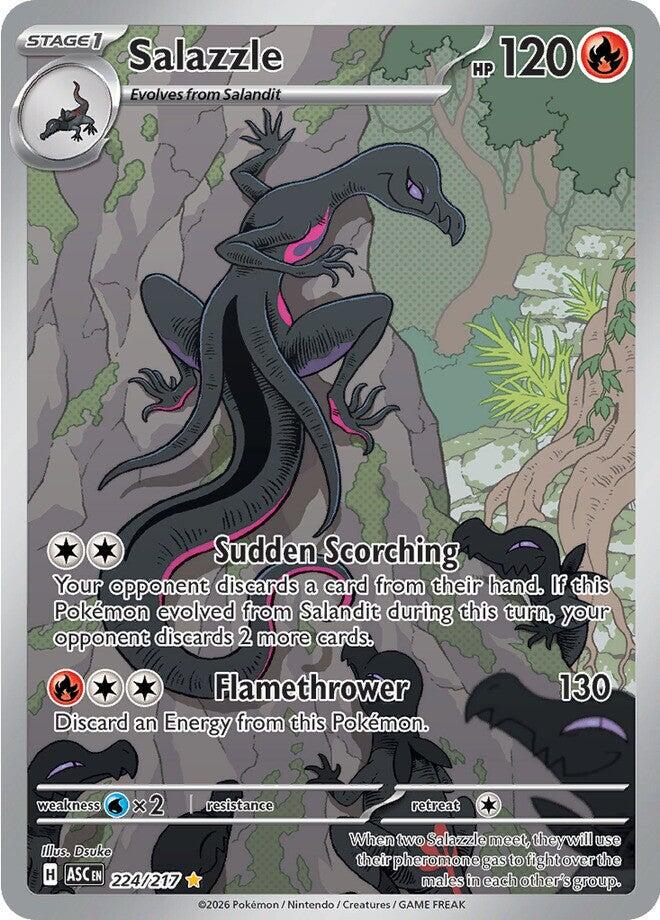 Salazzle Illustration - Ascended Heroes