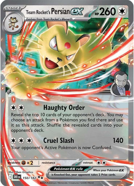 Team Rocket's Persian EX - Destined Rivals