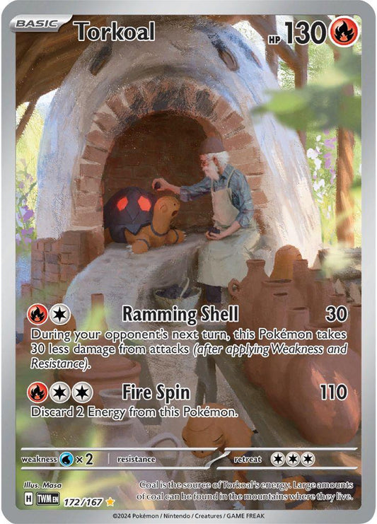 Torkoal Illustration (Español) - Mascarada Crepuscular